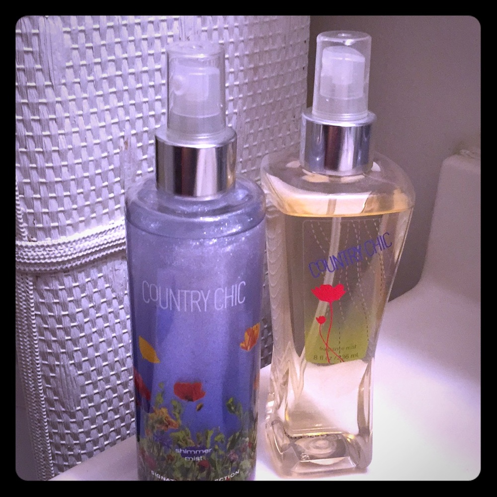 2 Country Chic fragrance mists/ body sprays B&BW